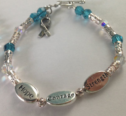 Retail Sexual Assault Awareness Hope Bracelet in a Gift Box 